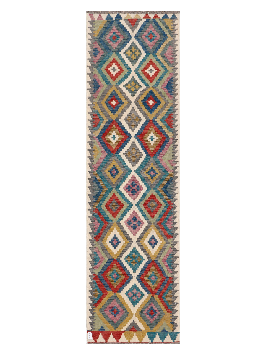 Maimana Kilim Runner - 290 x 81 cm