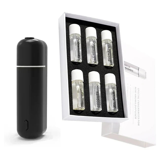 Mini USB Car Aroma Diffuser Scent Air Freshener