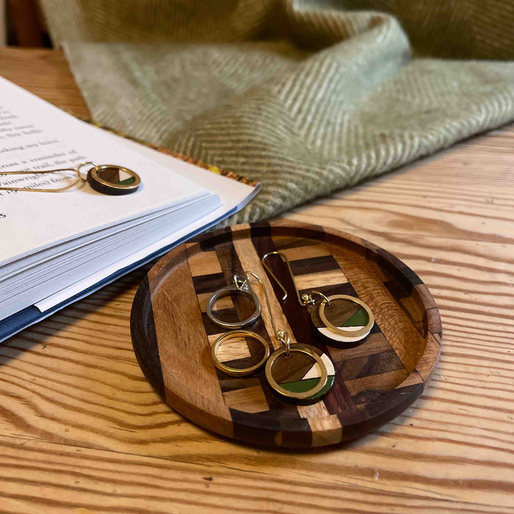 Unique Handmade End Grain Wooden Coasters (Set of 2 or 4)