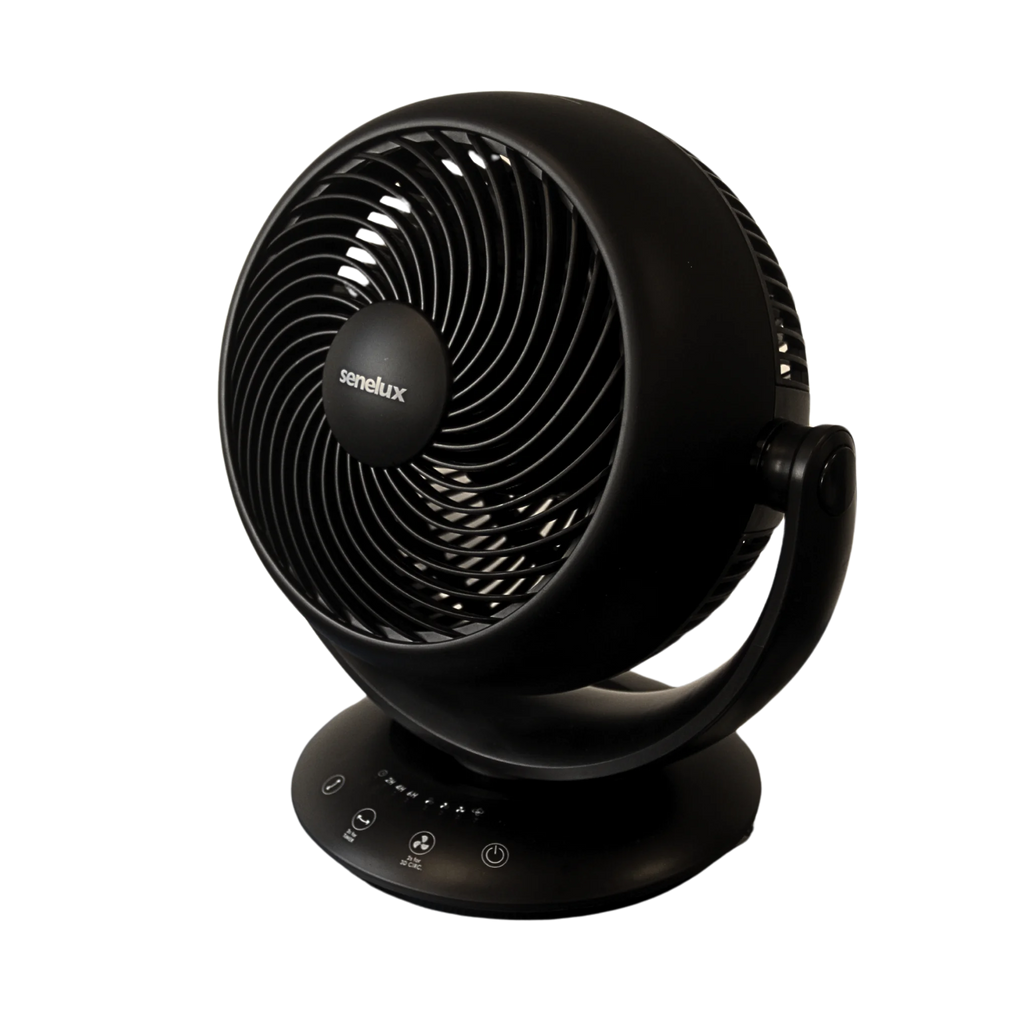 Senelux 8 Inch Cooling Fan with Remote Control, Automatic Oscillation