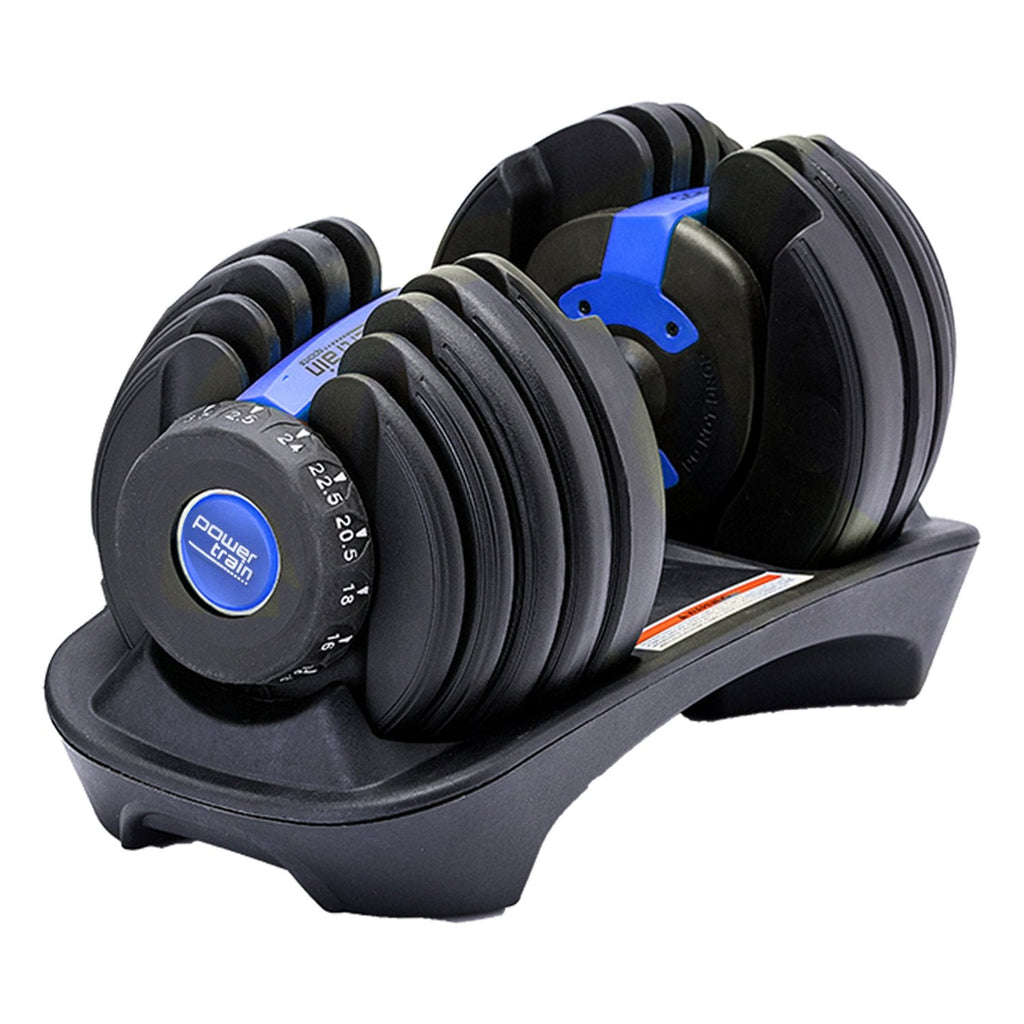 NNEDSZ  24KG Adjustable Home Gym Dumbbell - Blue