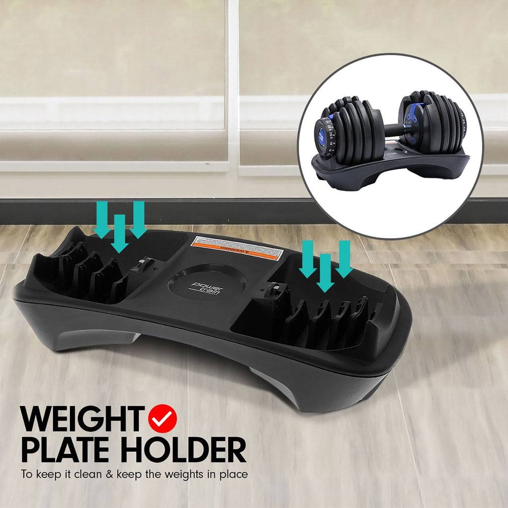 NNEDSZ  24KG Adjustable Home Gym Dumbbell - Blue