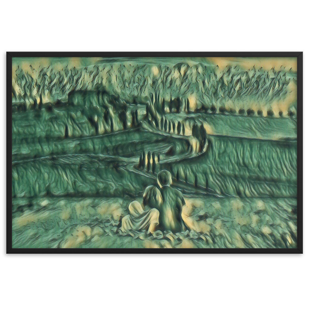 SEEING THE DAWN THROUGH THE DREAM SUPERIOR Framed Poster
