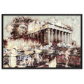 A SUNDAY UNDER ACROPOLIS V2 Premium Framed Poster