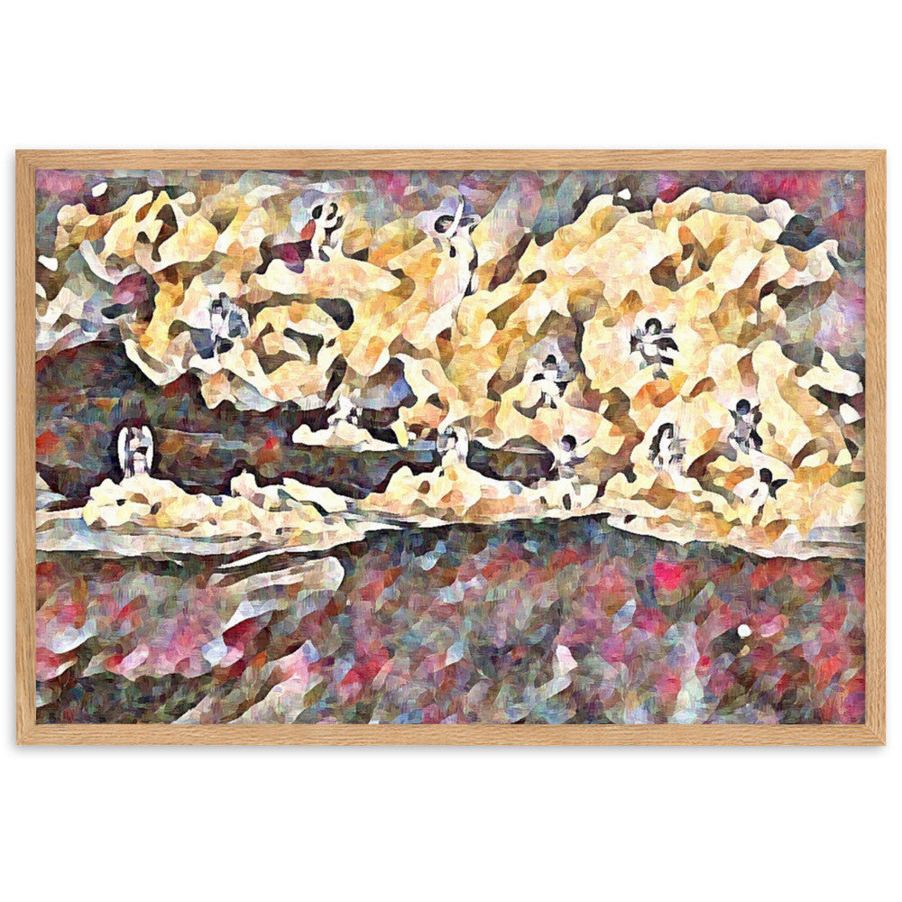 CUPID AND PSYCHE Superior Framed Poster
