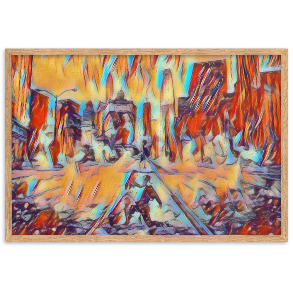 YOU ARE THE RHYTHM THAT STILL DANCES WITHIN ME SUPERIOR Framed Poster
